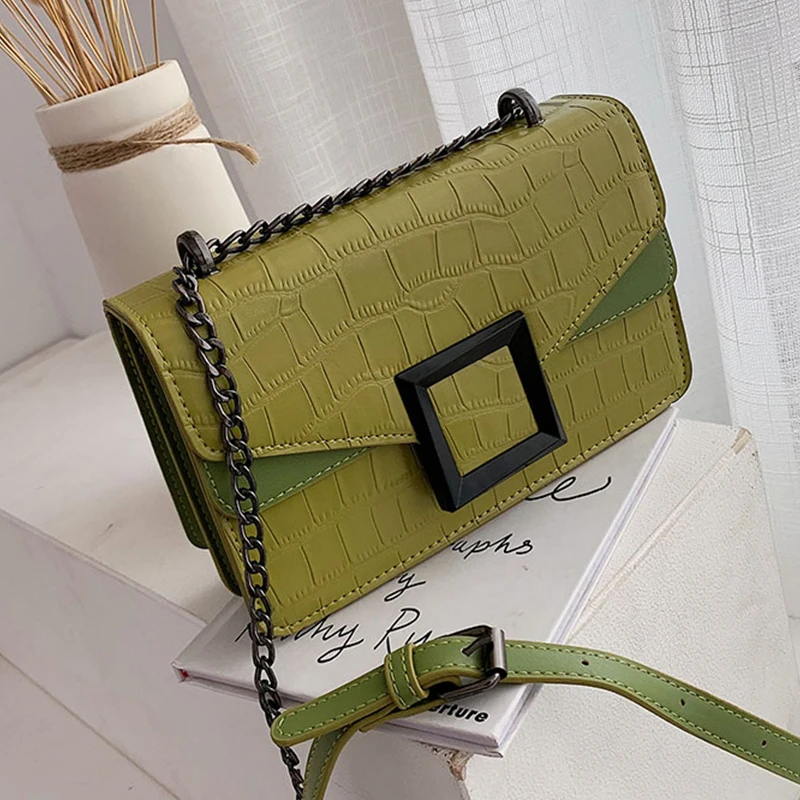 Брендовые дизайнерские сумки через плечо из искусственной кожи с каменным