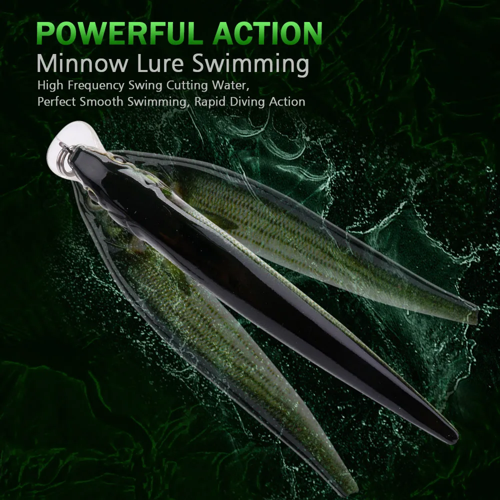 GOBASS Wobler Fishing Artificial Bait Jerkbait Wobblers For Pike Lure 65mm 2.4g Rattlins For Fishing Trout Lure Minnow Crankbait