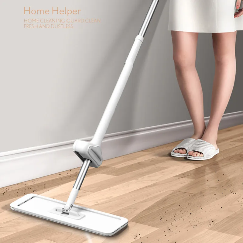 

Magic Squeeze Mop Lazy Free Hand Mop for Washing Floor Microfiber Replaceable Cleaning Cloth Flat Mops Household Clean Tools