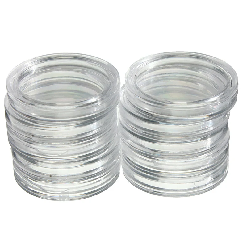 10 х памятные монеты маленькая круглая коробка для монет 19 мм|Коробки и ящики