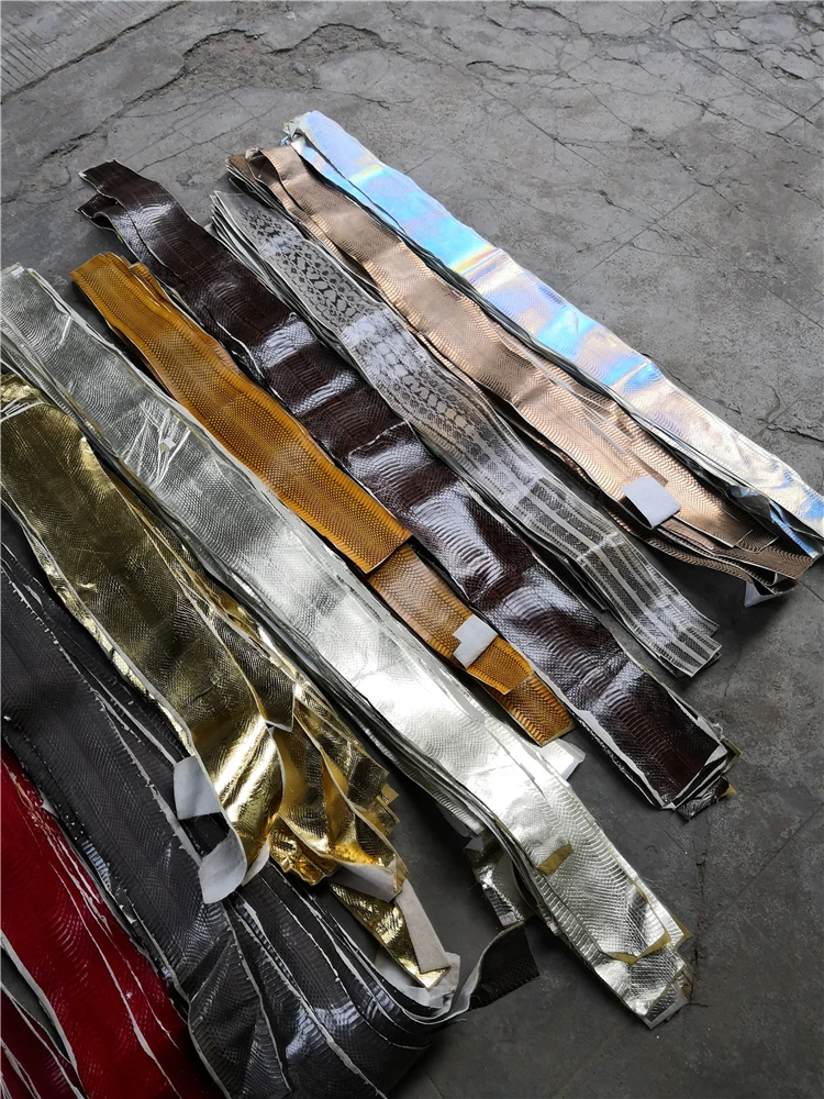 Сделай сам 14 цветов натуральная змеиная кожа ткань с инструментами ручной работы