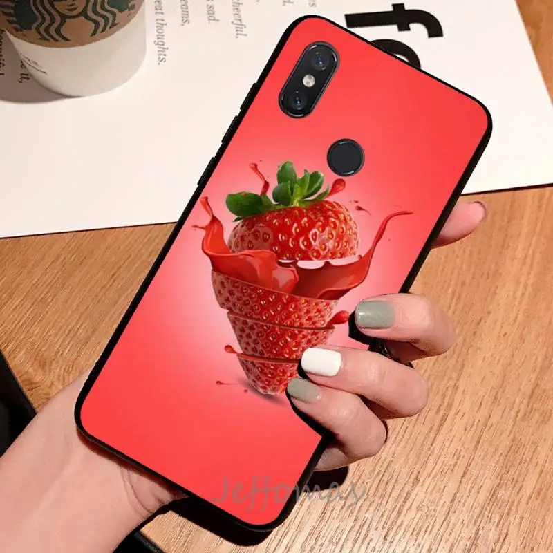 

Food fruit strawberry Phone Case For Xiaomi Redmi 4x 5 plus 6A 7 7A 8 mi8 8lite 9 note 4 5 7 8 pro