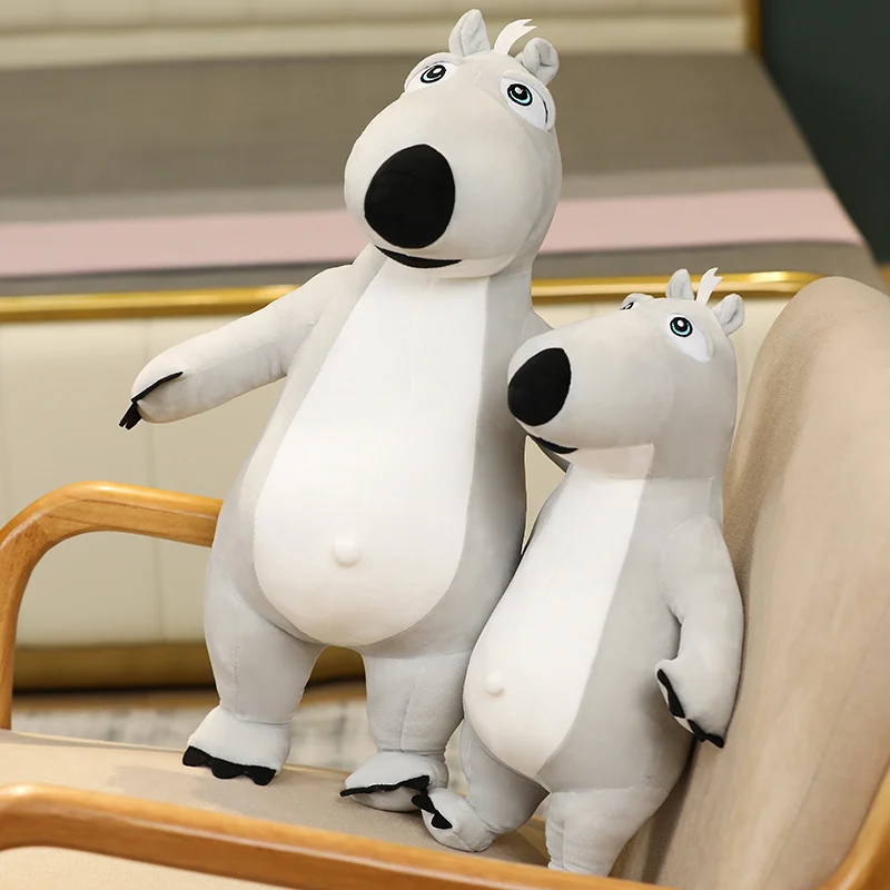 

35-80 см Популярная аниме фигурка на спине kom плюшевые игрушки Kawaii Beckon медведь супер мягкие животные куклы дети плюшевые игрушки для детей Под...