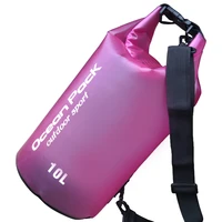 10l swimming bags waterproof dry bag bucket sack storage shoulder bag rafting handbag outdoor kayaking canoeing travel barrel