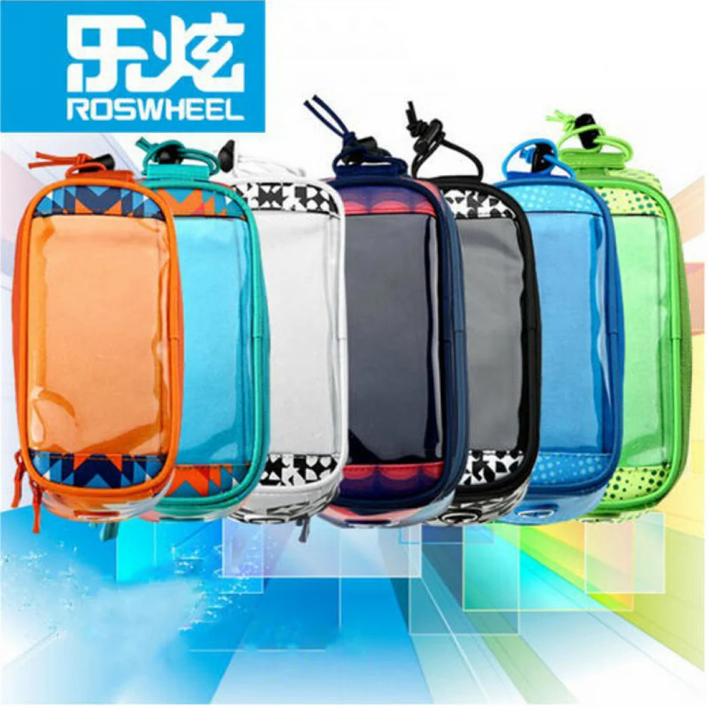 

Велосипедная Сумка для смартфона 5,0 дюйма сумка для сотового телефона на переднюю раму для горного и дорожного велосипеда