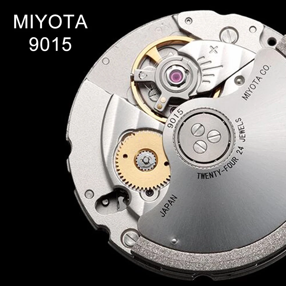 Мужские часы CADISEN автоматические механические наручные MIYOTA 9015 топовый бренд