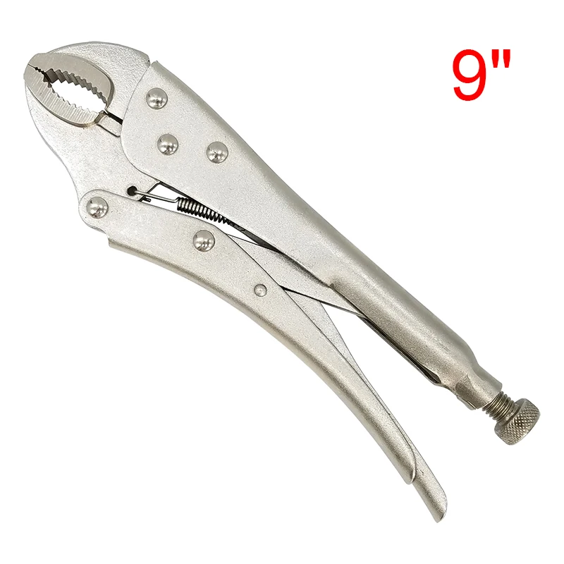 9Inch Изогнутый зажим, плоскогубцы Ручные плоскогубцы фиксированный зажим инструмент - Цвет: 9Inch