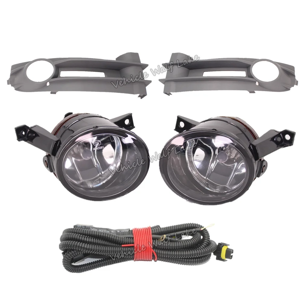 Для VW Caddy 2004 2005 2006 2007 2008 2009 2010 автомобильный Стайлинг передняя галогенная противотуманная фара или жгут проводов или крышка решетки