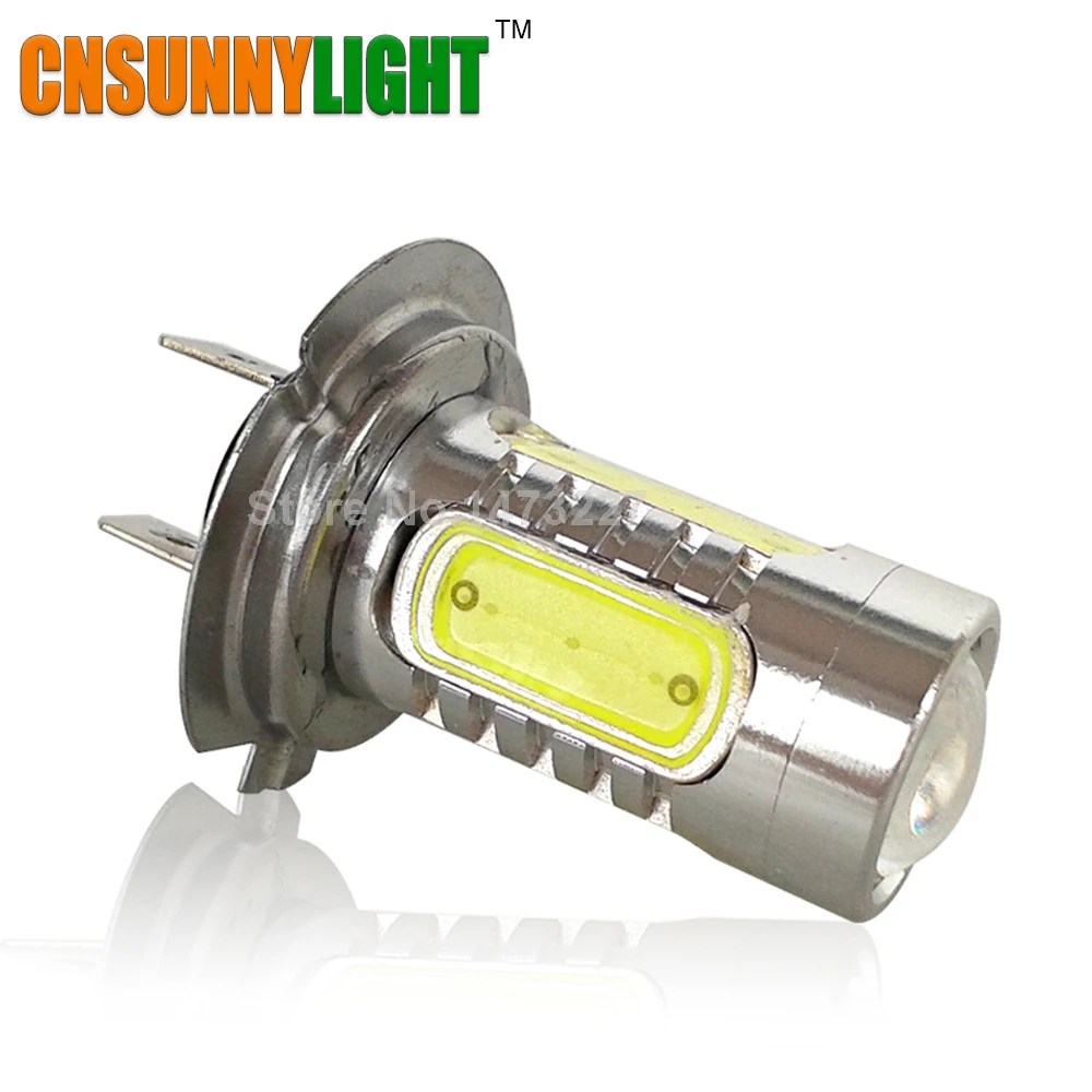 1 шт. Автомобильные светодиодные лампы H7 COB 7 5 Вт 6000 К|car h7|bulb 12vh7 cob |
