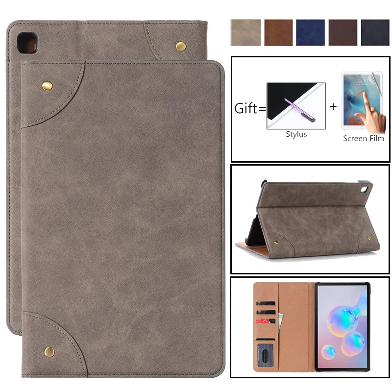 

Business Case For Samsung Galaxy Tab S6 Lite 10.4 SM-P610 SM-P615 PU Leather Tablet Cover for Tab S6 Lite 10.4" P610 Stand Case