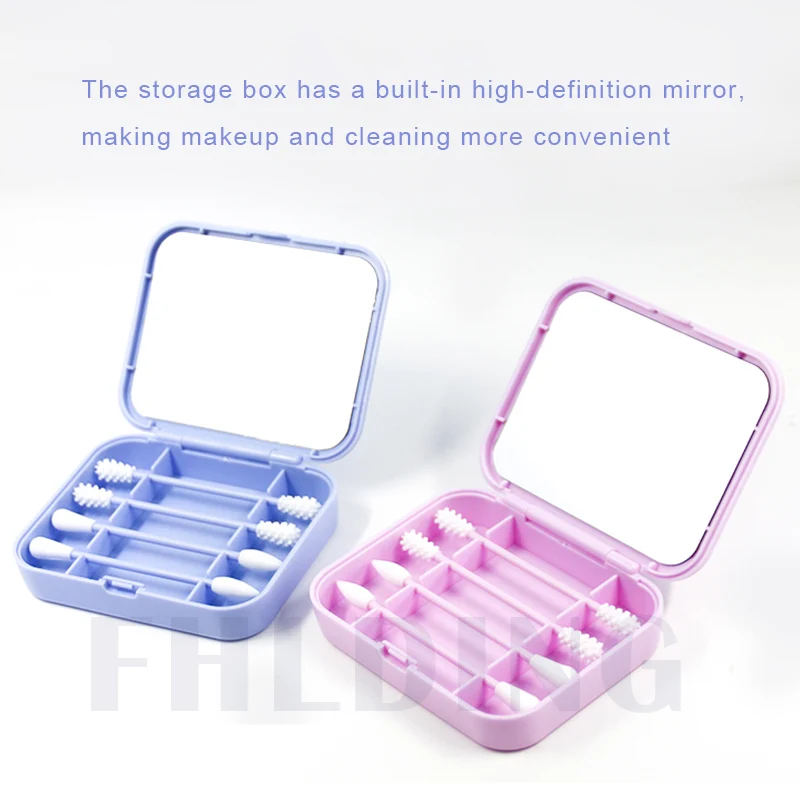 4 шт./корт. многоразовые ватные тампоны для чистки ушей Косметические Силиконовые