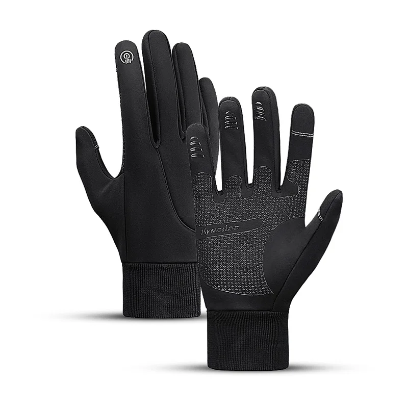 

The new autumn and winter men's warm riding gloves touch screen windproof women's water-repellent sports gloves for cold
