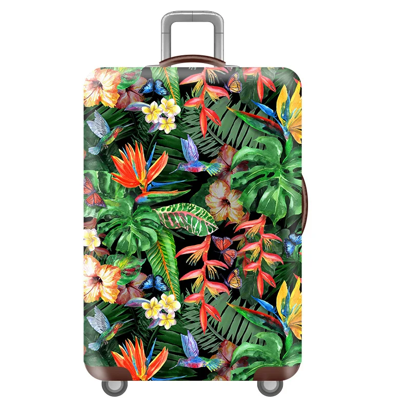 02 Luggage cover Дорожный багажный чехол, Эластичный Защитный чехол для багажа, подходит для 18-32 дюймов, уплотненный чехол на колесиках, чехол для костюма, пылезащитный чехол - Цвет: 02 Luggage cover