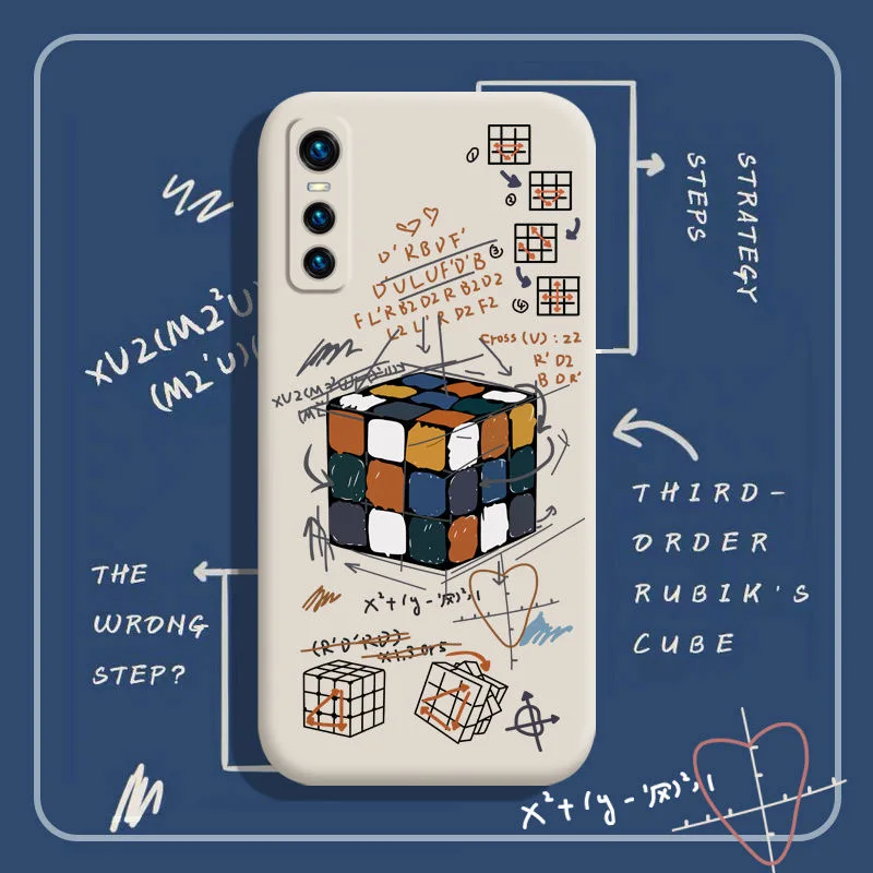 

Cool Funny Magic Cube TPU case for OPPO Realme C2 5 5S 5i C3 6i A3S A12E F9 A5S A52 A72 A92 A12 A1K Reno 2Z 2F A9 A31 A5 2020