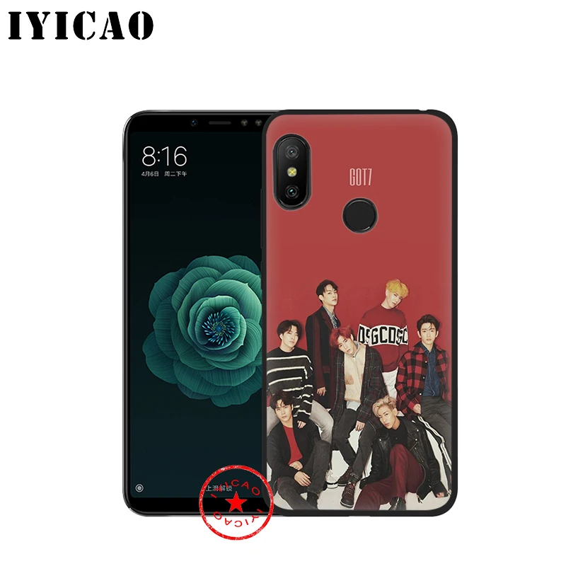IYICAO Got7 Band K Pop Got 7 мягкий чехол для Xiaomi Mi 10 A3 A2 Lite A1 CC9 CC9E 9T 8 6 SE Pro F1 Max 3 5X 6X MiA1 MiA2 |