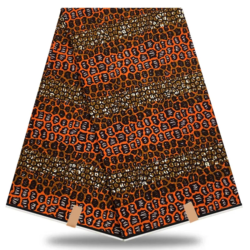 2021 Новое поступление настоящий воск в африканском стиле Анкара Гана 6 ярдов