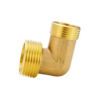 12 34 1 bsp male to male reducing 90 degree elbow connector brass end feed solder plumbing fitting for air condition