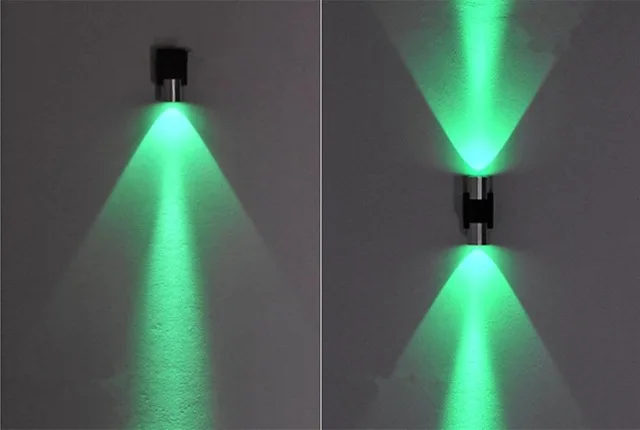 Green light Коридорная настенная лампа цветной свет светодиодный настенный светильник с подсветкой бар лампы KTV красочные Крытый настенный светильник Прямая с фабрики - Цвет абажура: Green light