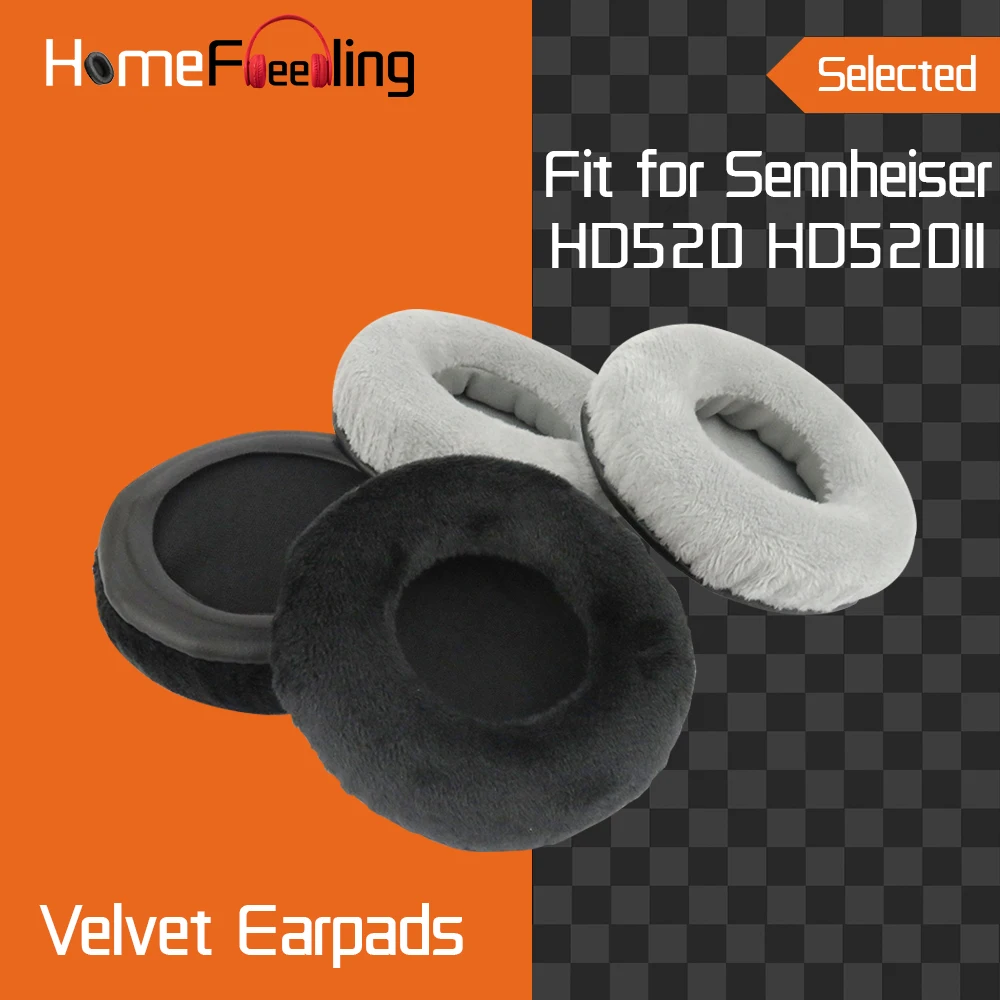 

Homefeeling Earpads for Sennheiser HD520 HD520II Headphones Earpad Cushions Covers Velvet Ear Pad Replacement