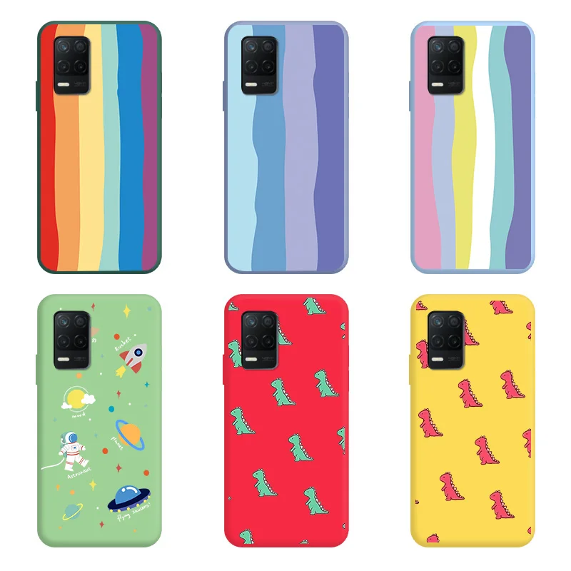 

For OPPO Realme 8 Case Personality Tide Shell For OPPO Realme 8 Pro Case Luxury Original Fashion Silicone Soft TPU Shell Matte