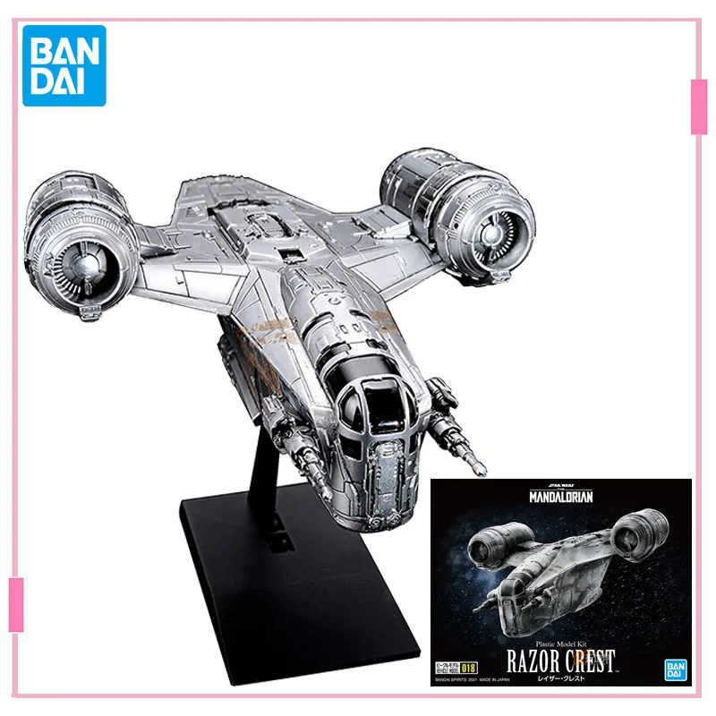 

Фигурка Bandai Crest 018 из ПВХ, оригинальная модель автомобиля Мандалора из «Звездных войн», аниме экшн-фигурка в сборе, игрушки, подарок на день р...