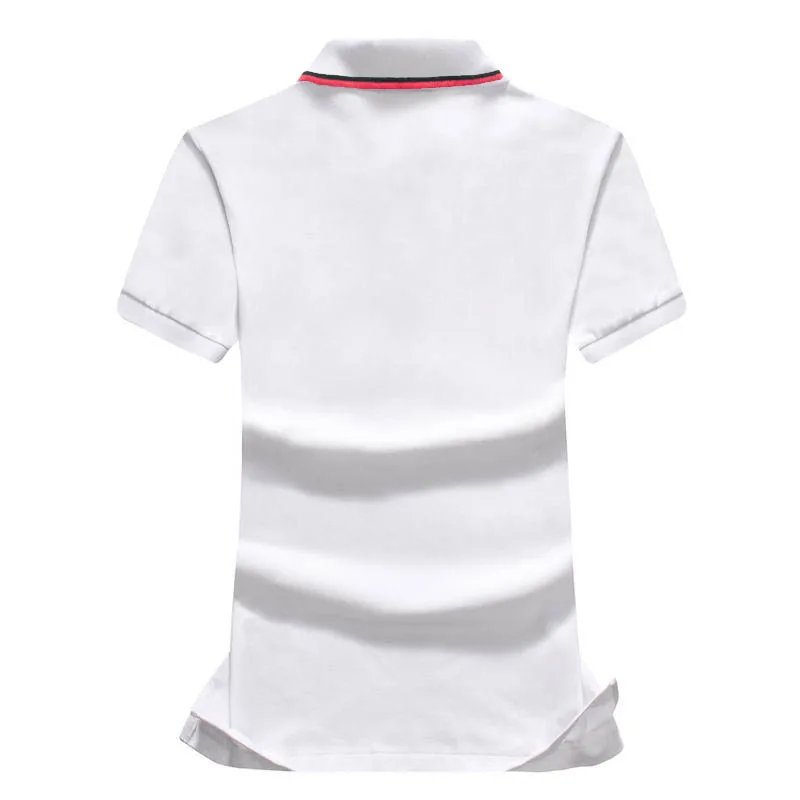 Женские футболки-поло с коротким рукавом из 2020 хлопка повседневные приталенные