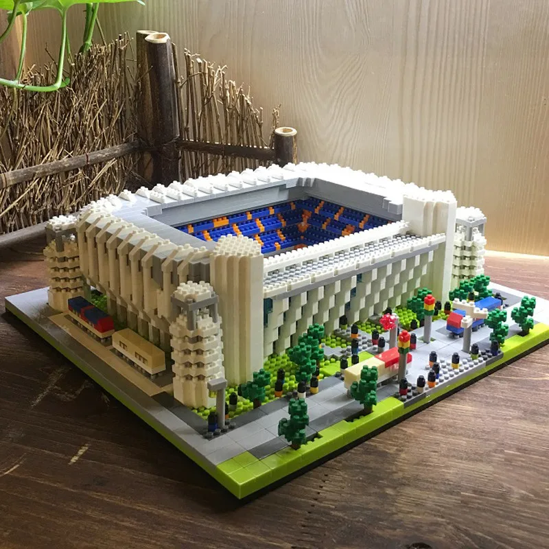 YZ мировая архитектура Футбол Спорт Bernabeu Стадион Футбольное поле мини алмазные