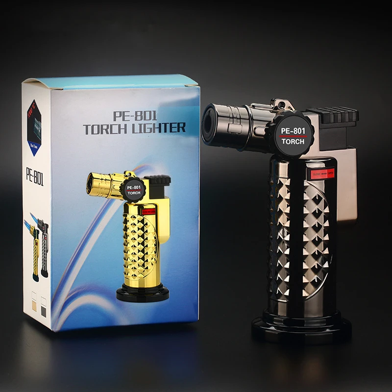 Зажигалка для сигар турбо компактная бутан 2 струи факел зажигалка 1300C