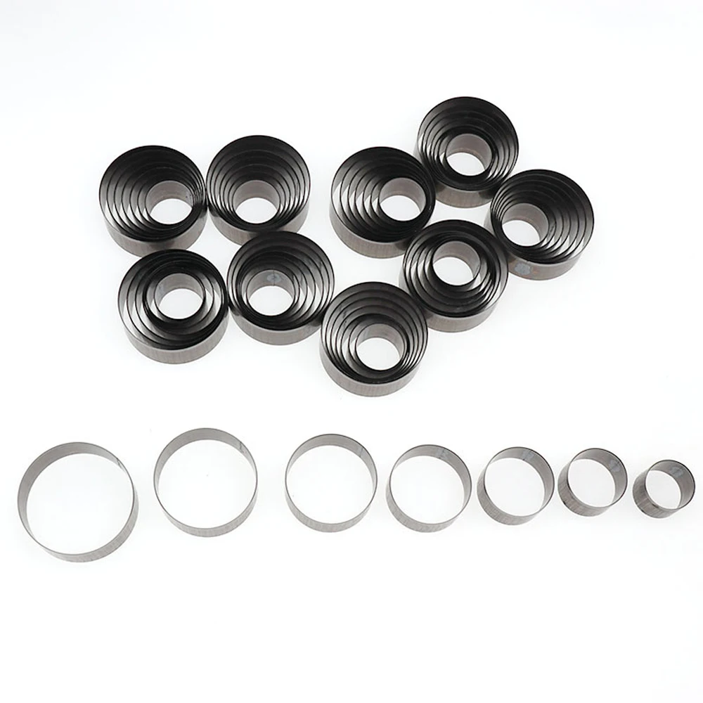 

Форма для высечки колокольчика ремесленный круглый для кожи, 7 шт./компл.