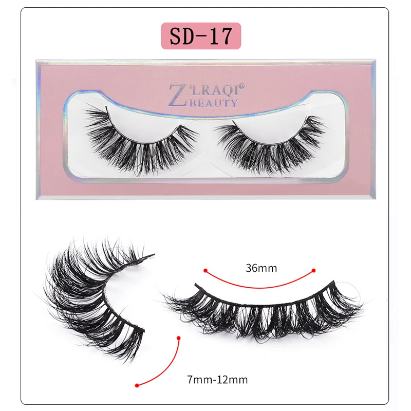 

1 Pair Natural 3D Mink Thick False Fake Eyelashes Makeup Extension