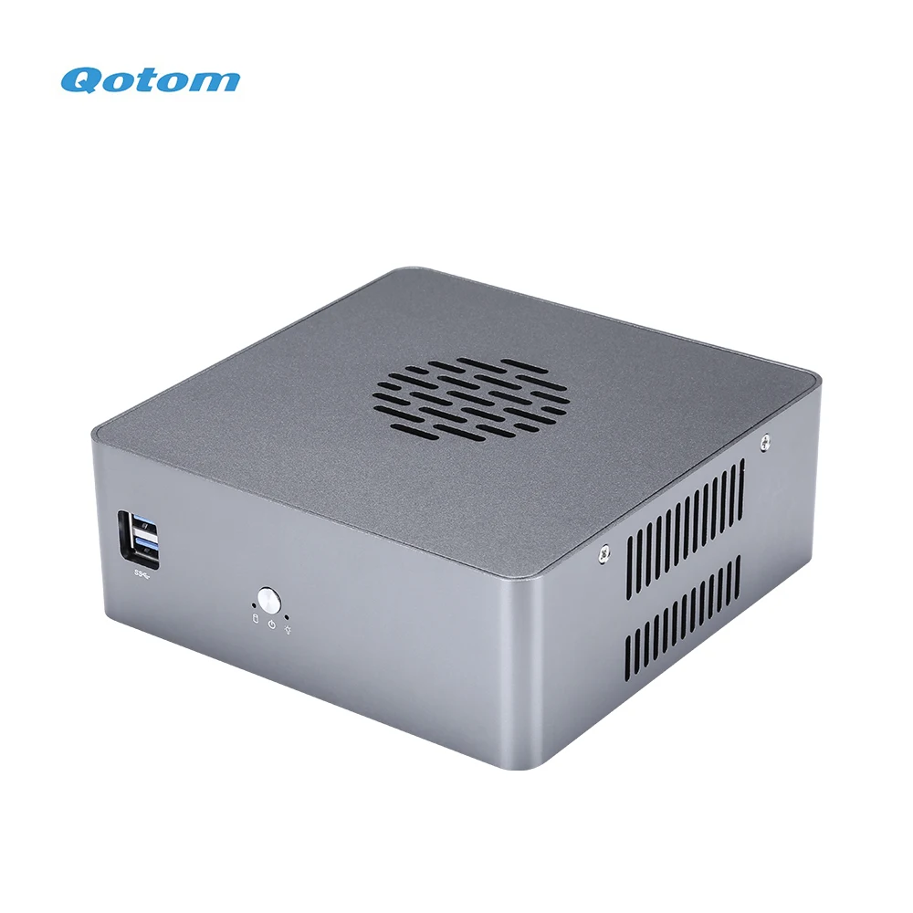 Qotom DIY мощный брандмауэр роутер Q600G6 системная поддержка 6 го 7 поколения процессор