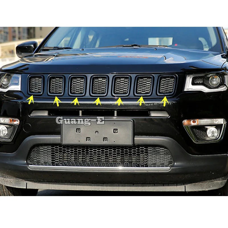 Для Jeep Compass 2017 2018 2019 2020 автомобильный Стайлинг крышка Защита детектор отделка