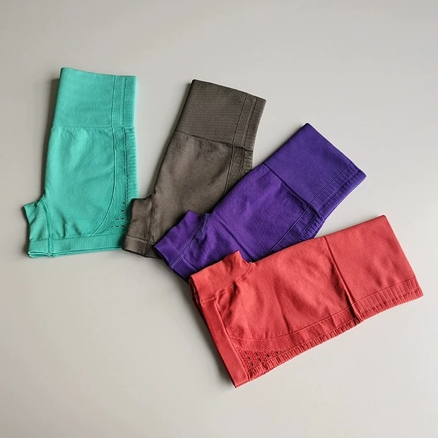 

High Waist Hip-Lifting Sports Shorts Women's Elastic Tight Shorts Female Yoga Pants Quick-Dry Running Training Fitness Shorts