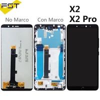 blackwhite for bq aquaris x2 x2 pro lcd displaytouch screen digitizer assembly with frame for bq x2 spare partstools