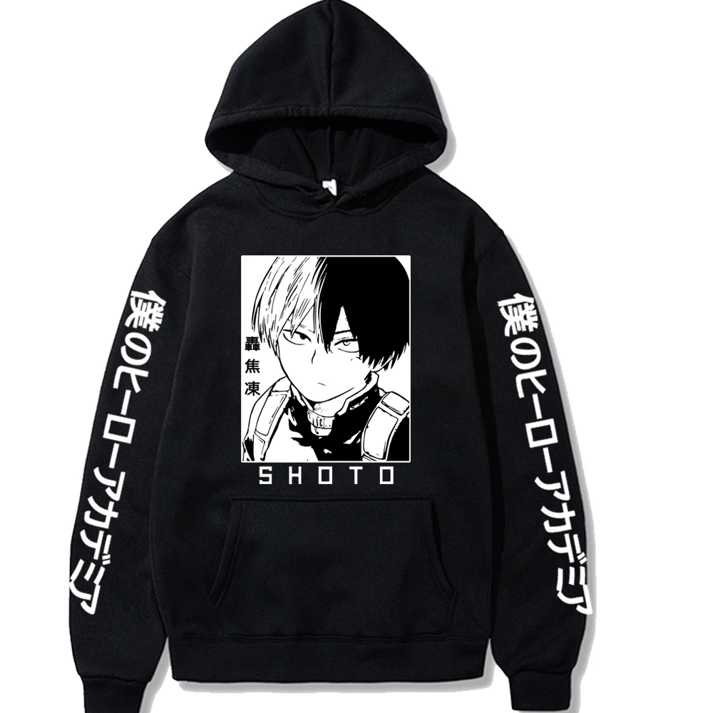 

Shoto Todoroki Hoodies Anime Hoodie Women Men Fashion Sweatshirt Long Sleeve Tops