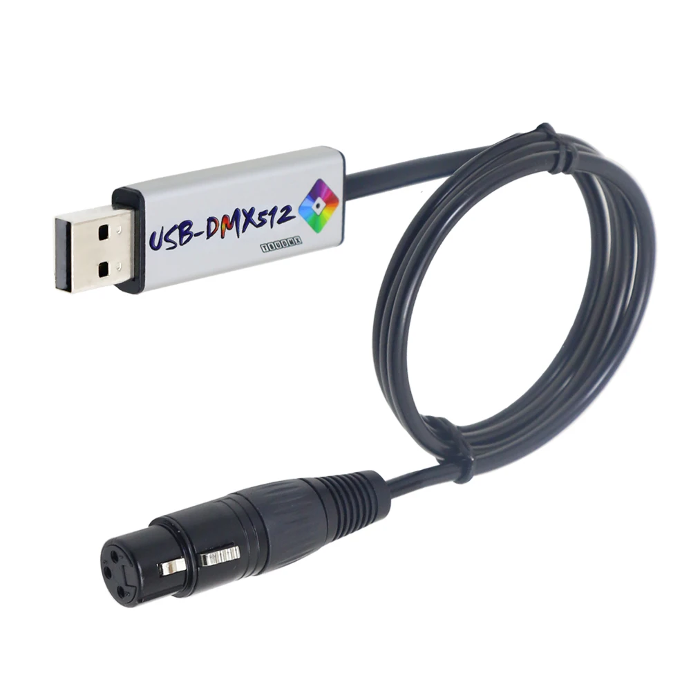 USB для DMX Интерфейс адаптер Win10 ПК DMX512 контроллер преобразования сигнала диммер ди