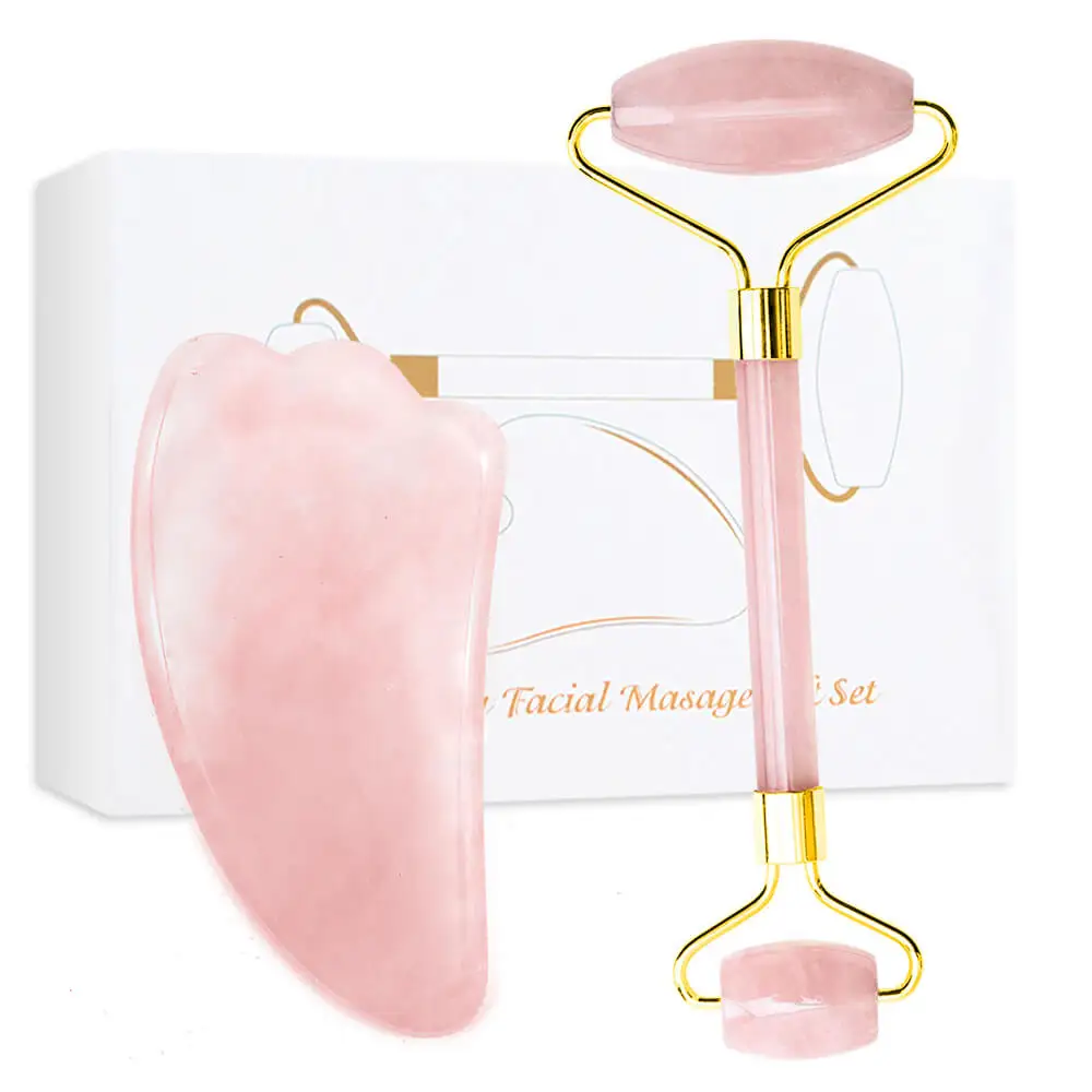 Натуральный нефритовый ролик для похудения инструменты лифтинга лица гуаша