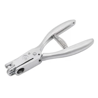 2 in 1 notches pattern hole punch pliers proofing notched marker leather craft tool