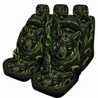 Чехлы для сидений Авто KEGAN, 3D-печать, для внедорожника, грузовика, из мягкого полиэстера, для Peugeot Partner, Nissan Qashqai J11, Mazda 3, Bk, 6