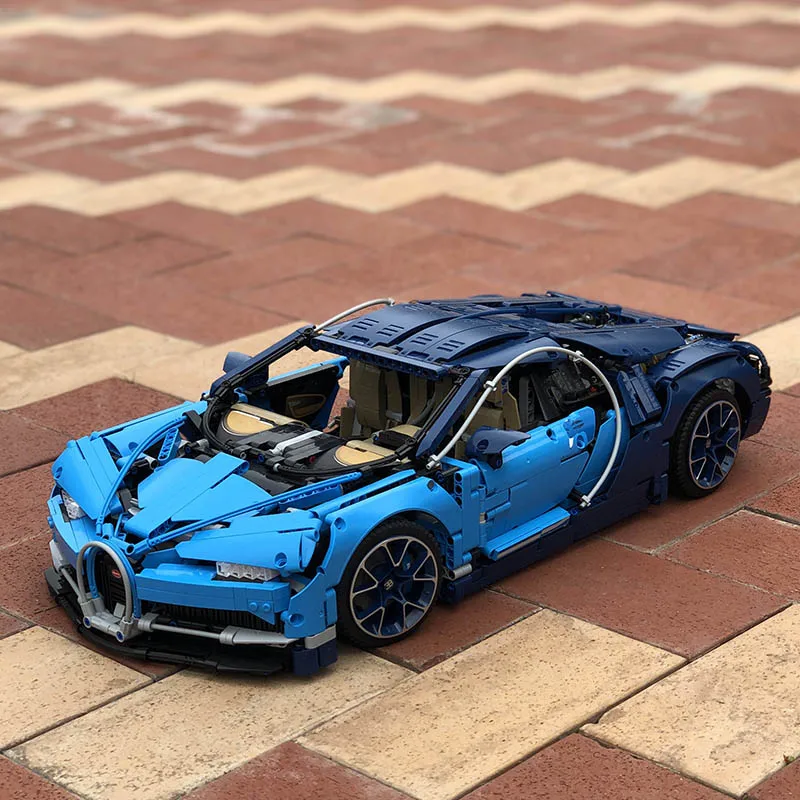 Technic Супер гоночный чугун спортивный автомобиль 20086 Модель Кирпичи DIY