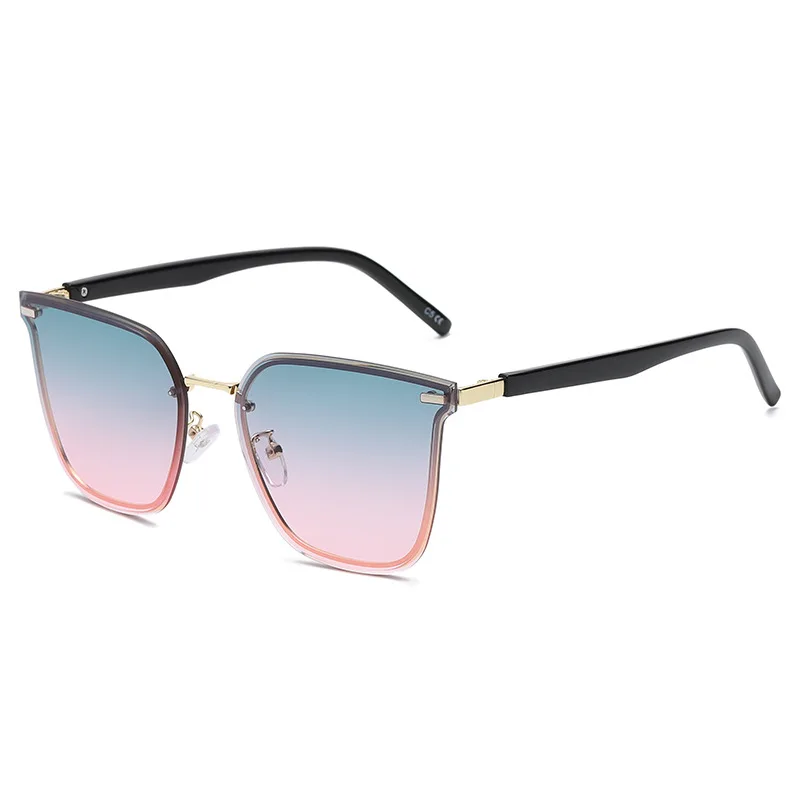 

New Sunglasses Women's Frameless Trimming Fashion Sunglasses Women's Fashion Net Red Same Style Street Photo Sunglasses 50598