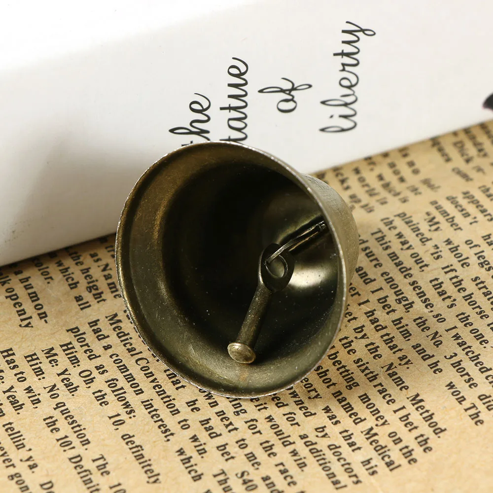 10 шт. 38 мм/1 5 дюймов Винтаж бронза колокольчики для собак приучения к горшку