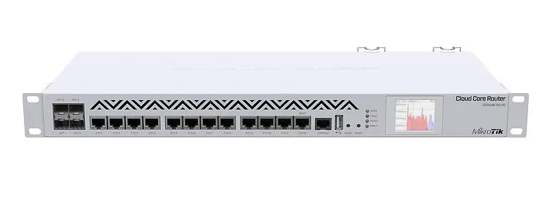 Mikrotik CCR1036 12G 4S EM маршрутизатор 1U стоечный 12xGigabit Ethernet 4xsfp клетки ЖК дисплей 36 ядер 1 2