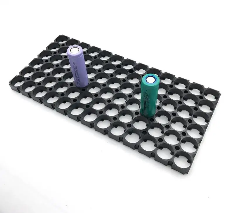 

6*13 18650 Battery Holder Bracket Cell Safety Anti Vibration Plastic Cylindrical Brackets For 18650 Lithium Batteries