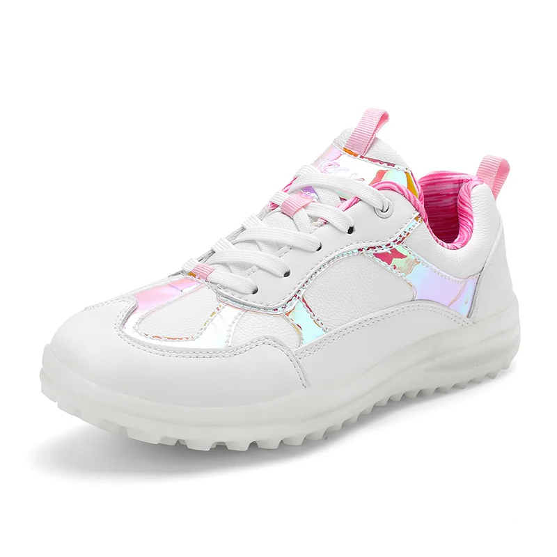 

Women Professional Golf Shoes Spikes Waterproof Golf Sneakers Outdoor Anti Slip Walking Footwear