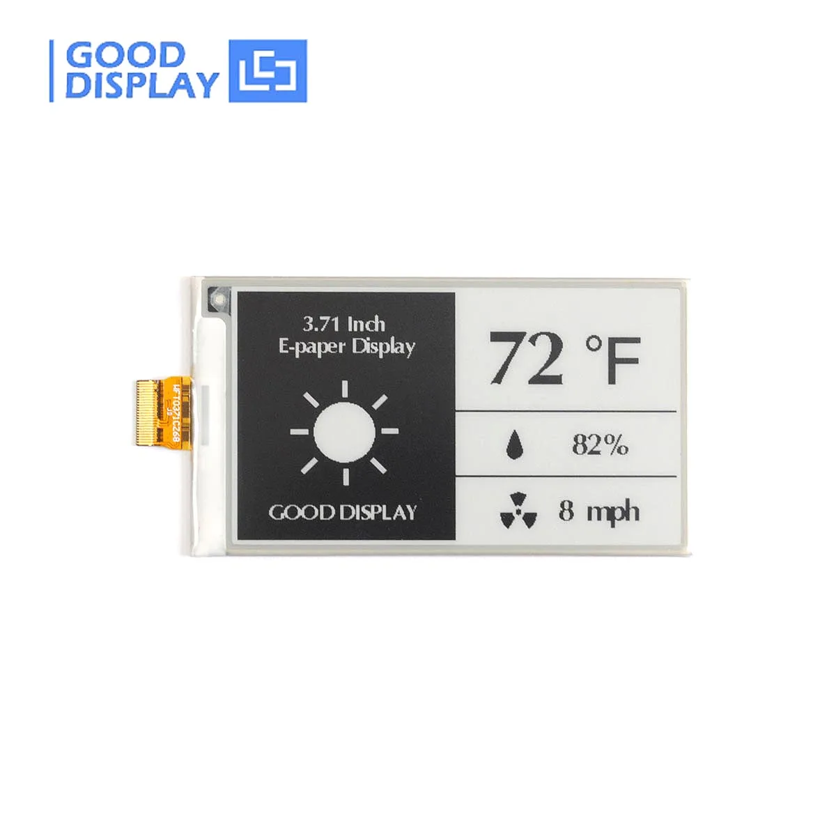 

3.71 Inch UC8171 416x240 Eink Display Module With Epaper HAT