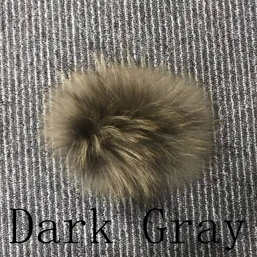 dark gray Ppink java QC19119 женский меховой жилет из натурального меха енота жилет из натурального меха Новое поступление горячая Распродажа модное меховое пальто - Цвет: dark gray