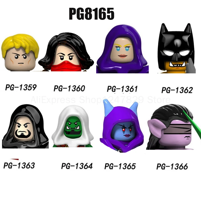 

2021 Educational Building Blocks Zodak Rattlor HE-Man MASTERS Ram Man PAKER Ske Letor TRI-KLOPS Children Gift Toys PG8165