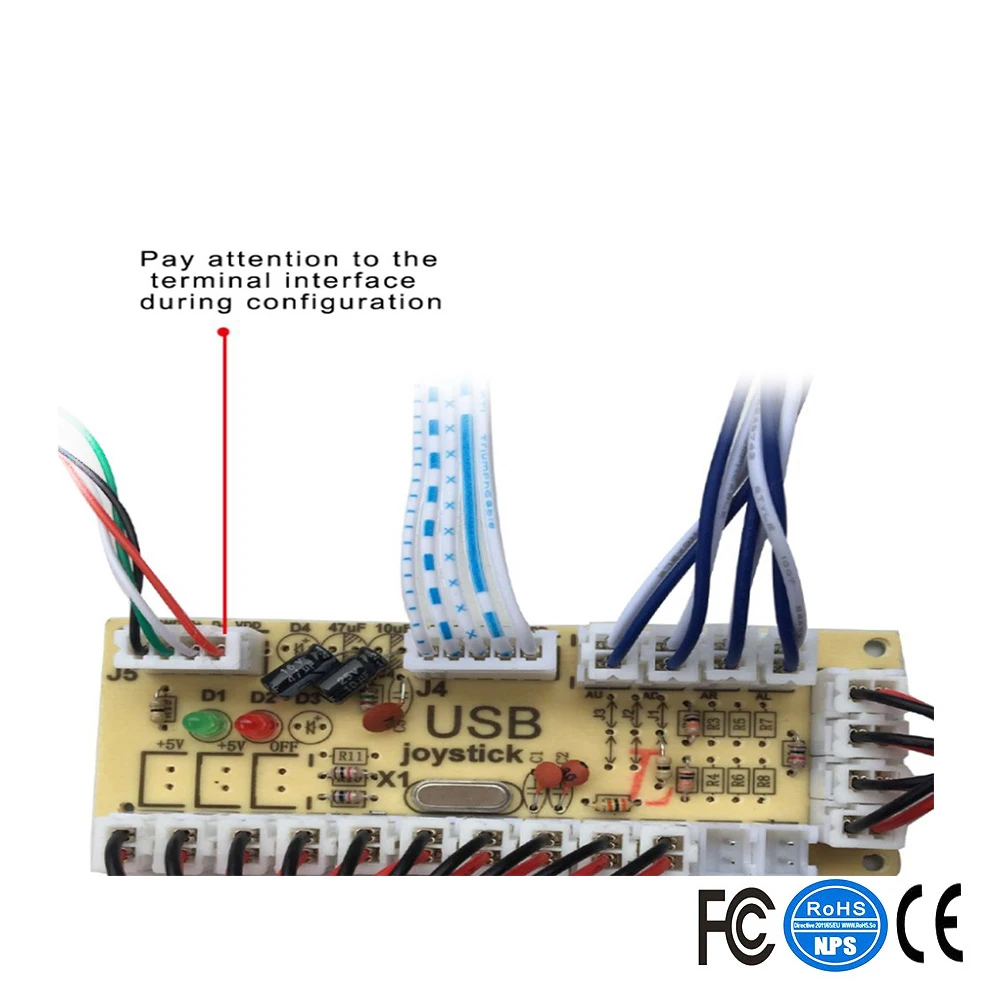 12 компл./лот Нулевая задержка аркадный USB энкодер ПК для джойстика кнопочные