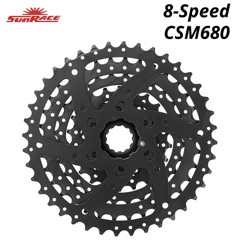 SunRace CSM680 кассета 8 скоростей mtb kcnc аксессуары 11-40T широкий спектр велосипедная